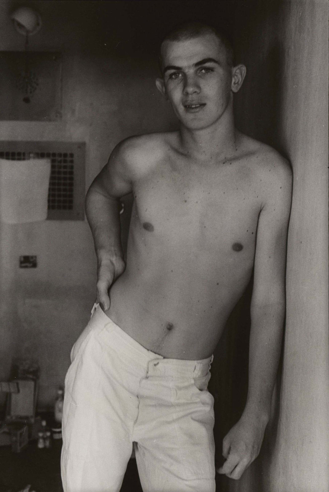 Danny Lyon, Boy in Solitary, Ellis Unit, Texas, 1968