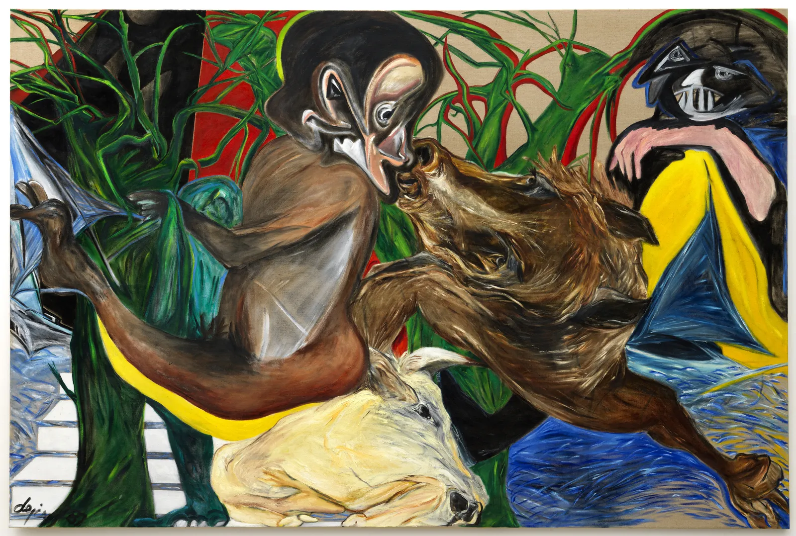 Jacqueline de Jong, Ceux qui vont en bateau, 1987