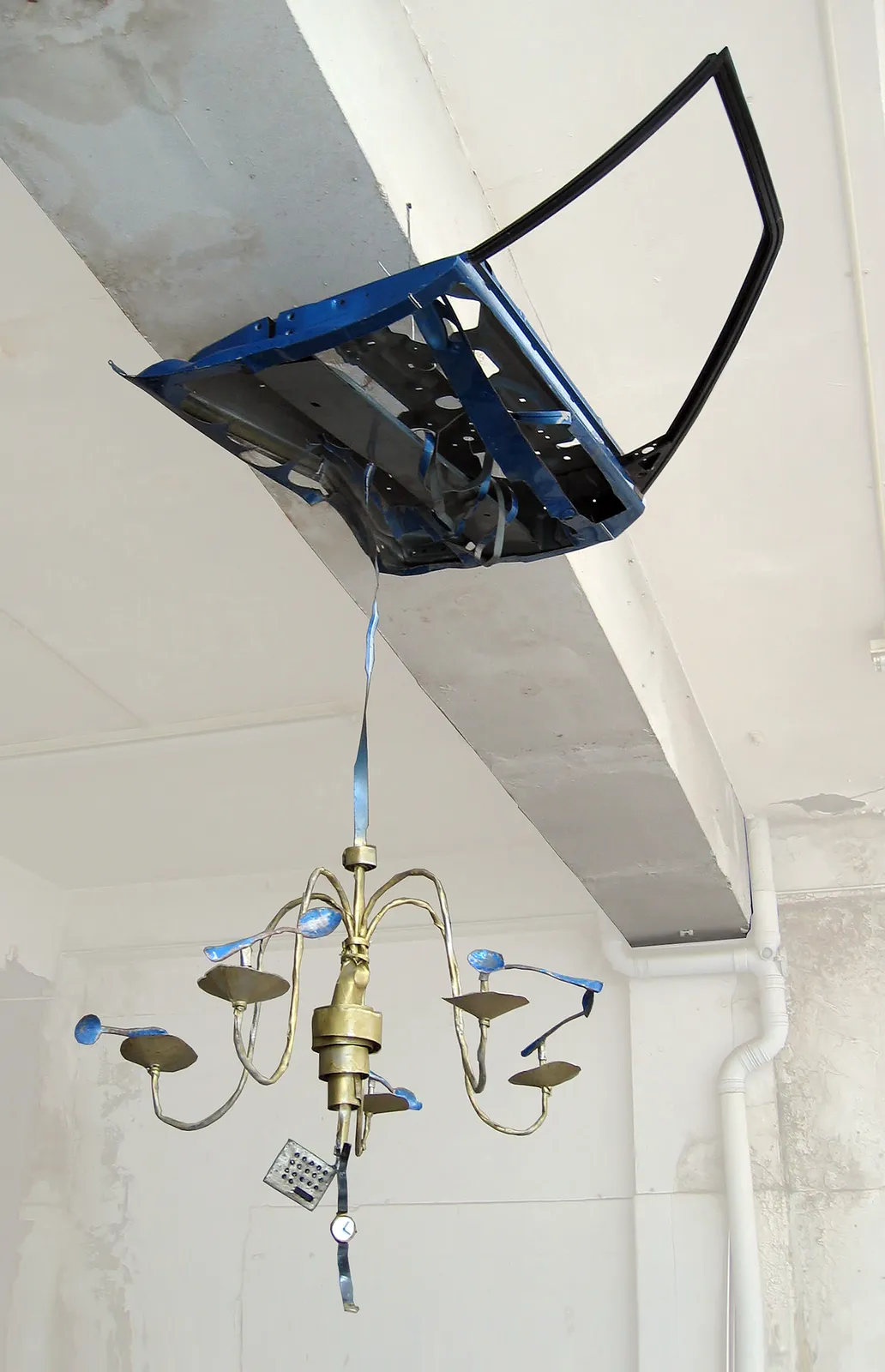 Bill Woodrow, Bowery Light, 1983