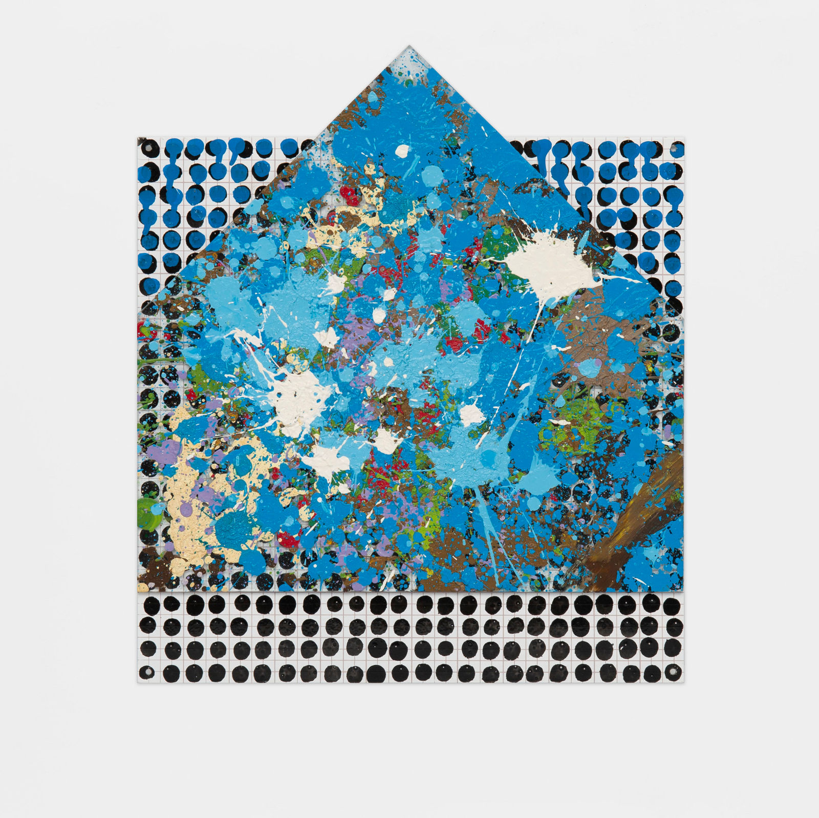 Jennifer Bartlett, (Glass House on Plate), 1999-2000