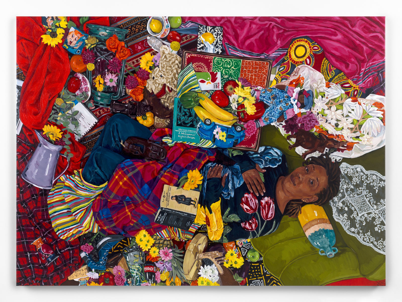 Wangari Mathenge, Re-Membering VI (The Canterbury Tales), 2025