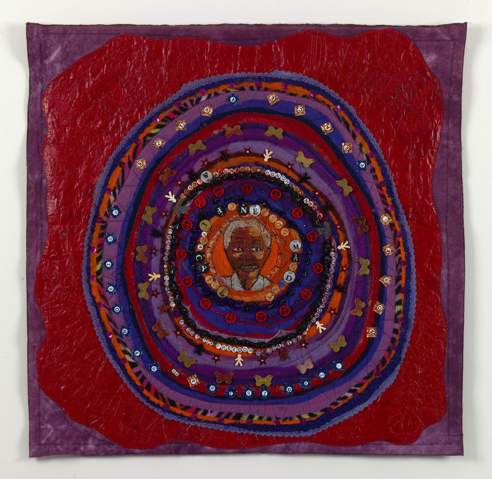 Dindga McCannon, Mandela's Mandala, 2014