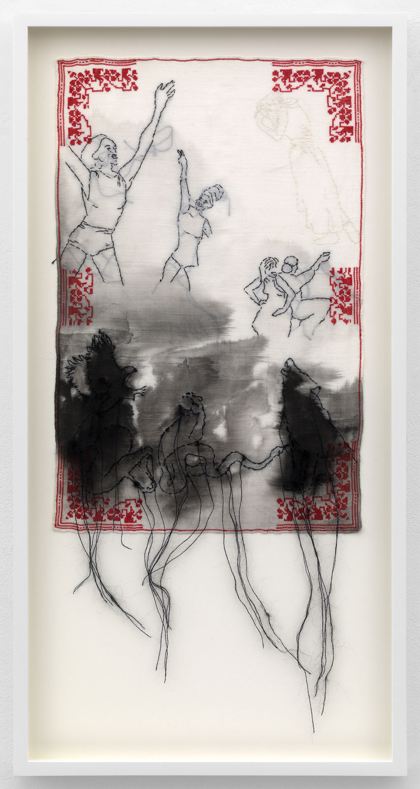 Zoë Buckman, Who holds the brush, 2020