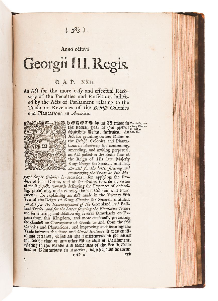 [Acts] [George III, King of England], A nearly full run of the Acts passed under his reign, one of the most active and crucial reigns for American history, 1760-1819. London.