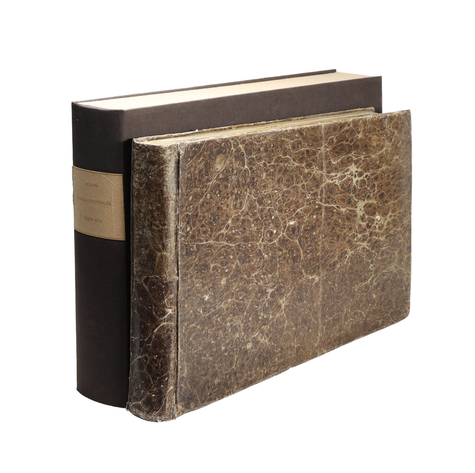 Hörmannsperger, Johann Franz, Baroque pattern book and album of the blanket maker Johann Franz Hörmannsperger, Vienna, 1736.