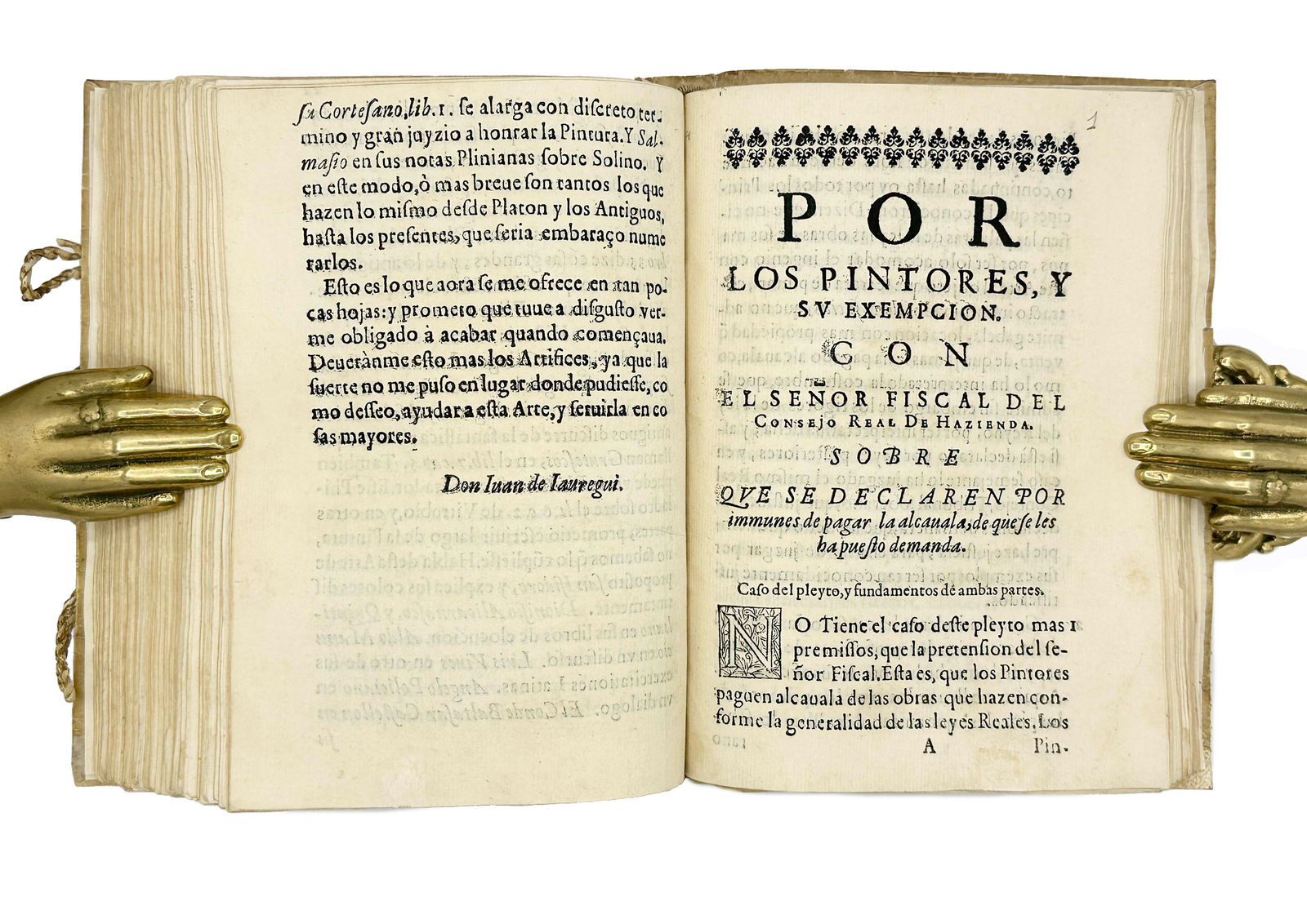 [Art] Carducho, Vincencio, Dialogo de la Pintura, su defensa, origen, essencia, definicion, modos y diferencias, al gran monarcha de las españas y nuevo mundo Don Felipe IIII por ... de la ilustre academia de la nobilissima ciudad de Florencia y pintor de su magestad catolica. Siguese a los dialogos informaciones y pareceres en fabor del arte, escritas por varones insignes en todas letras, 1633 [colophon 1634]. Madrid. Francisco Martinez.