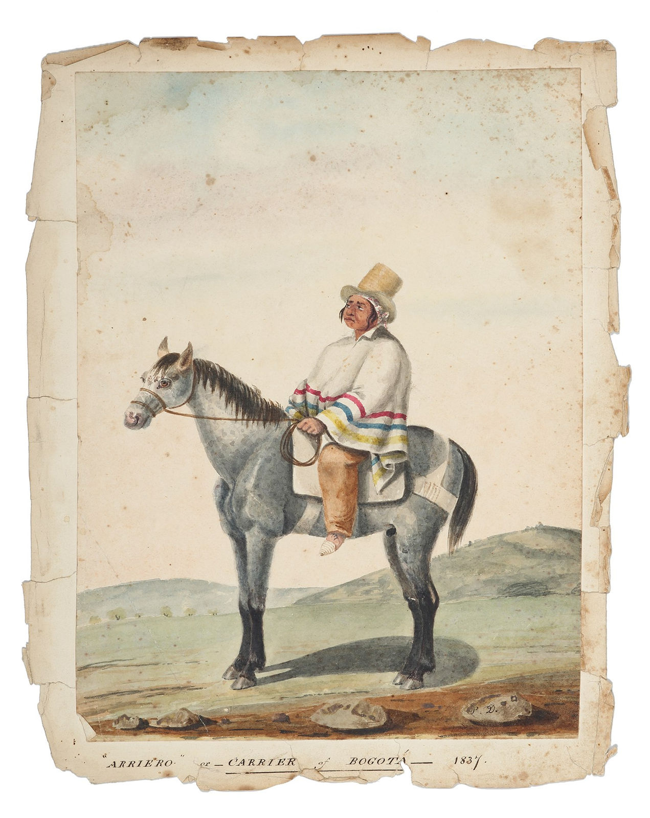 [Colombian watercolors] [Castillo, Jose Santiago del; Dominguez del Castillo, Jose Pio], Colombian watercolors, [c.1830’s]. [Colombia].