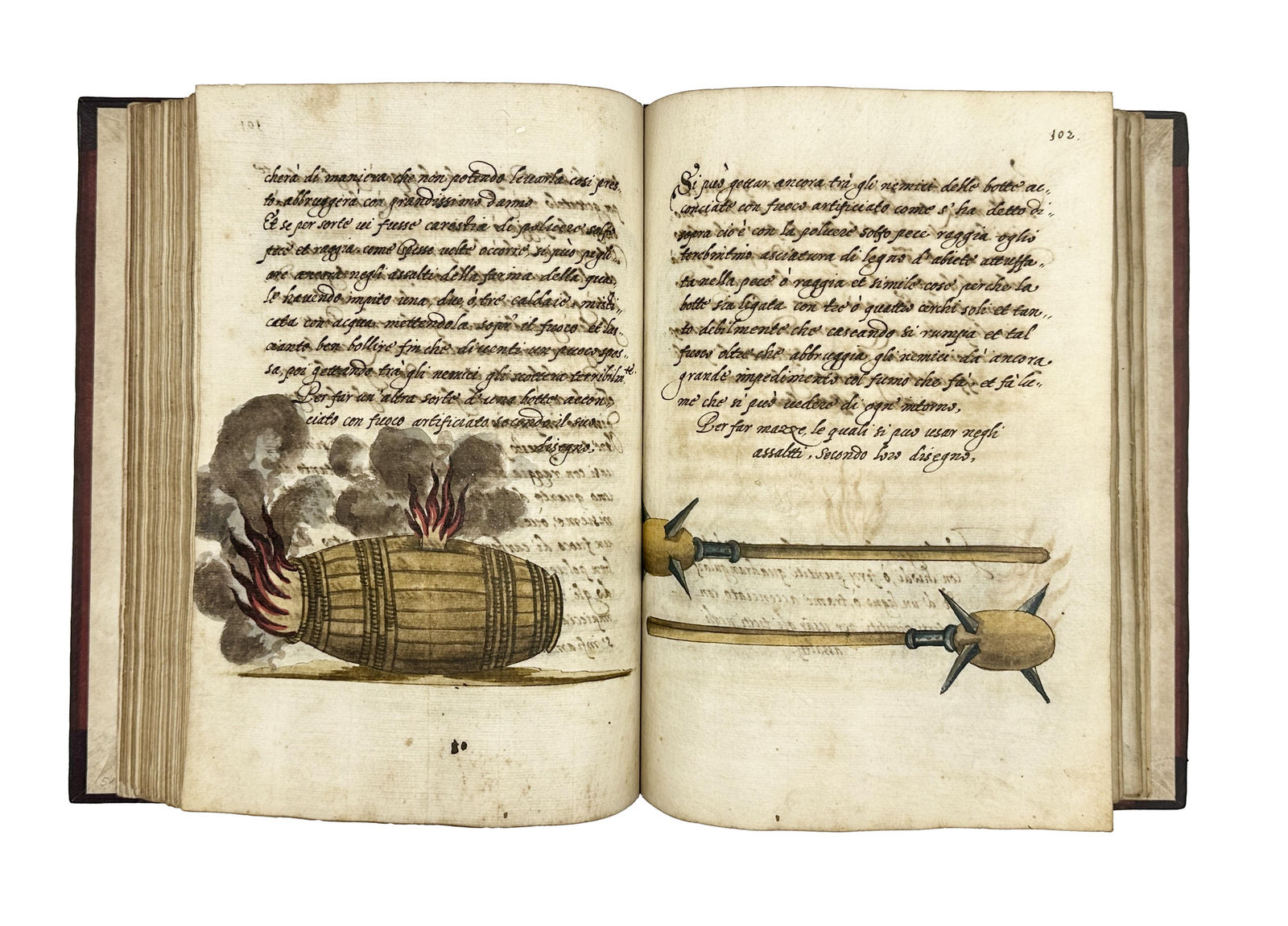 [Italian military manuscript], Libro utillissimo et molto necessario di varii secreti importantissimi per l'essercitio di guerra, come appare nela seguente indice, Italy, before 1581.