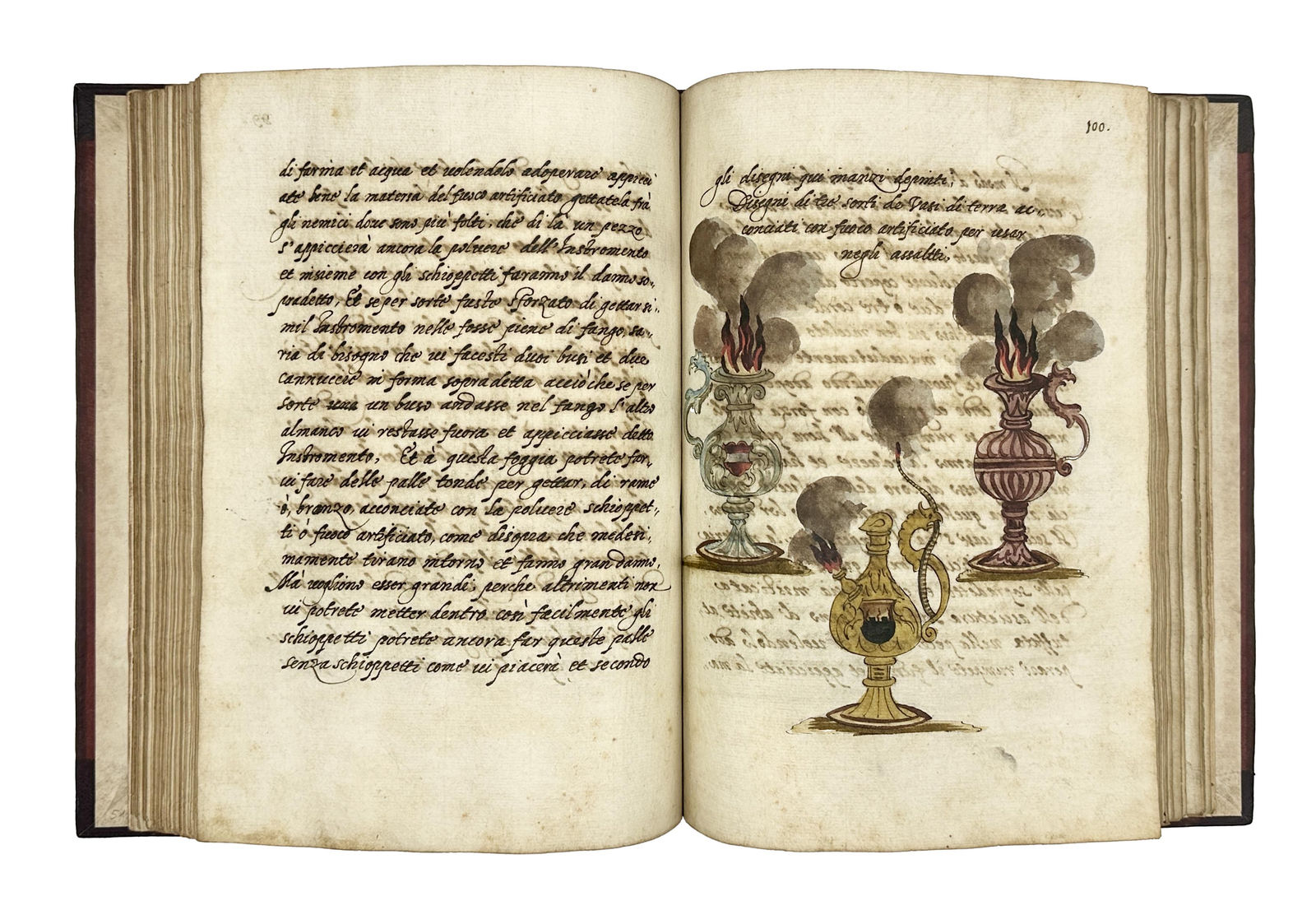 [Italian military manuscript], Libro utillissimo et molto necessario di varii secreti importantissimi per l'essercitio di guerra, come appare nela seguente indice, Italy, before 1581.