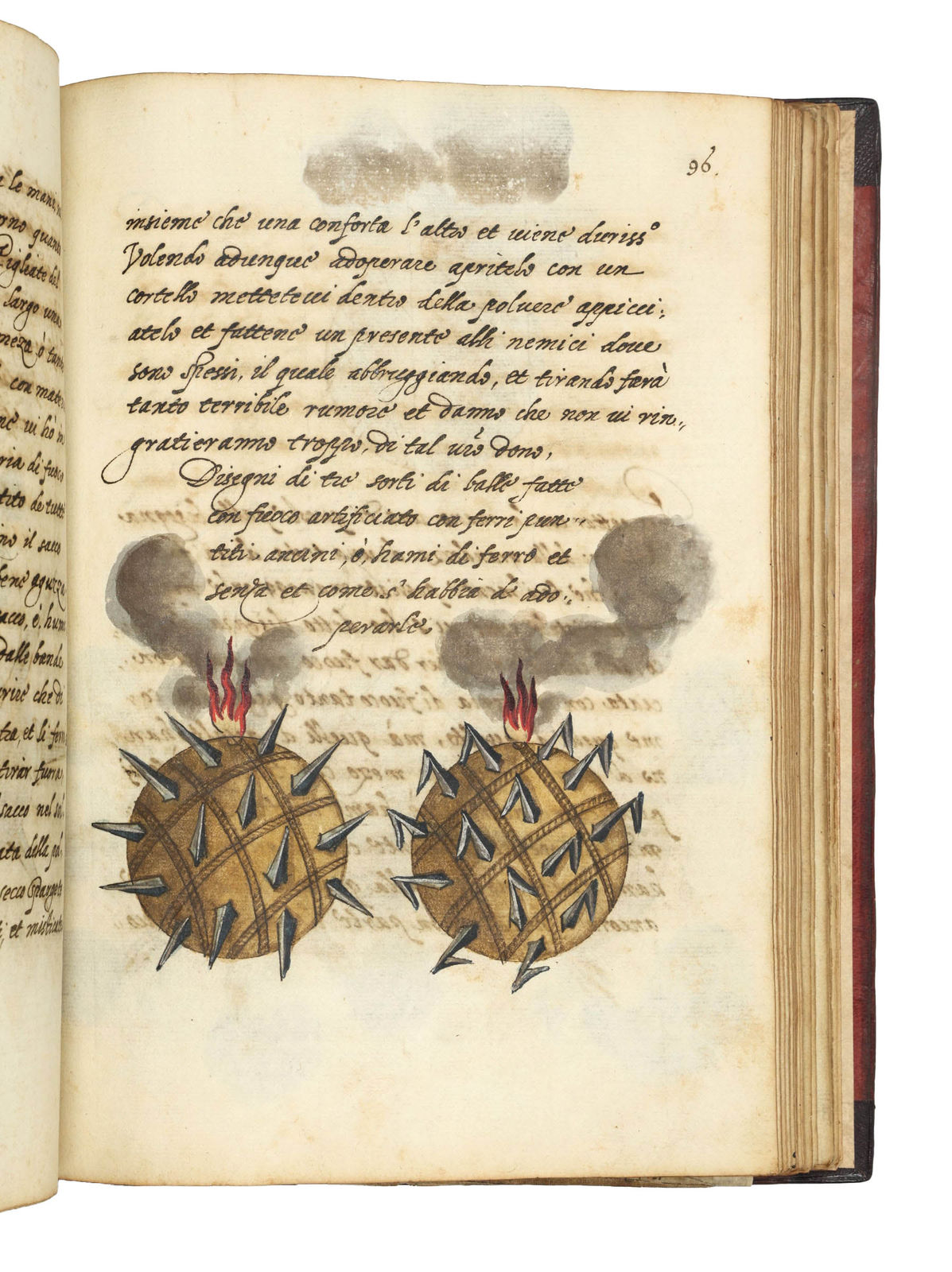 [Italian military manuscript], Libro utillissimo et molto necessario di varii secreti importantissimi per l'essercitio di guerra, come appare nela seguente indice, Italy, before 1581.