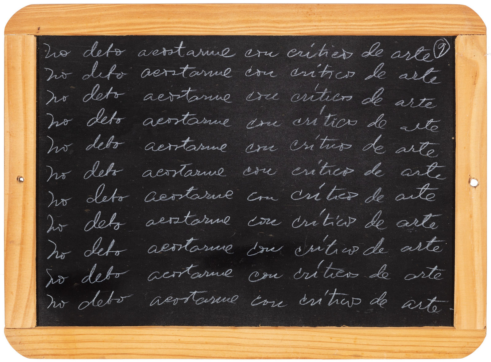 Priscilla Monge, Pizarra 9, 1999