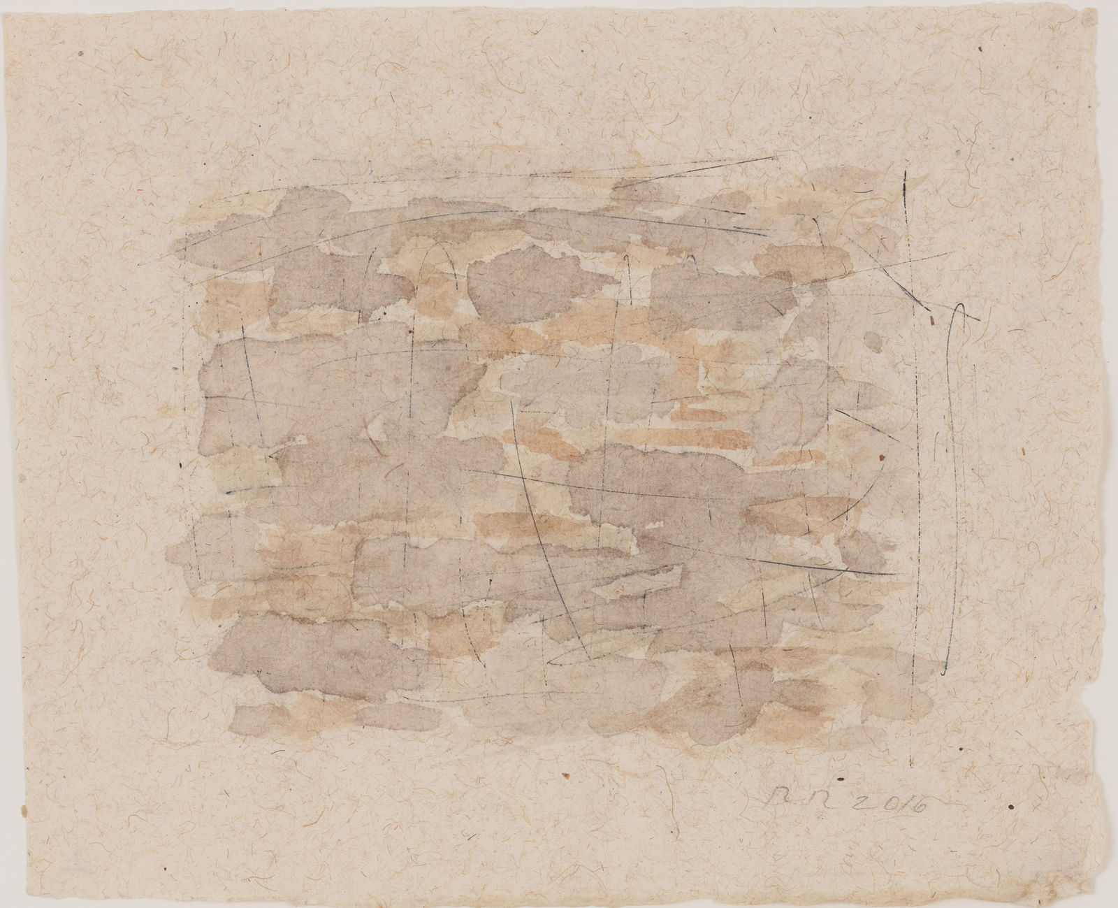 Raquel Rabinovich, When Silence Becomes Poetry 2: for George Quasha, 2016