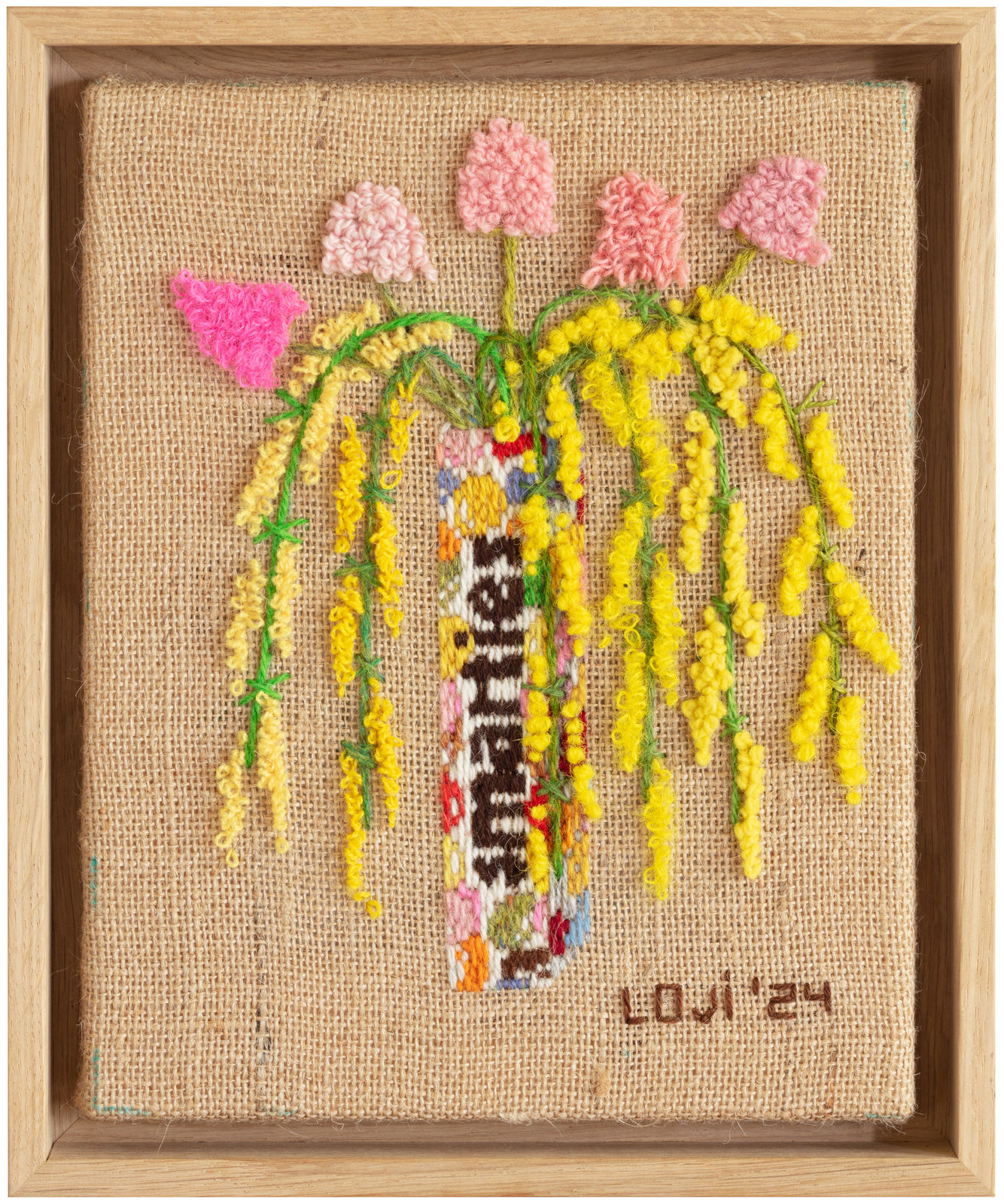 LOJI HÖSKULDSSON, Sea Thrift and Lady's Bedstraw in a Square Smarties Package, 2024