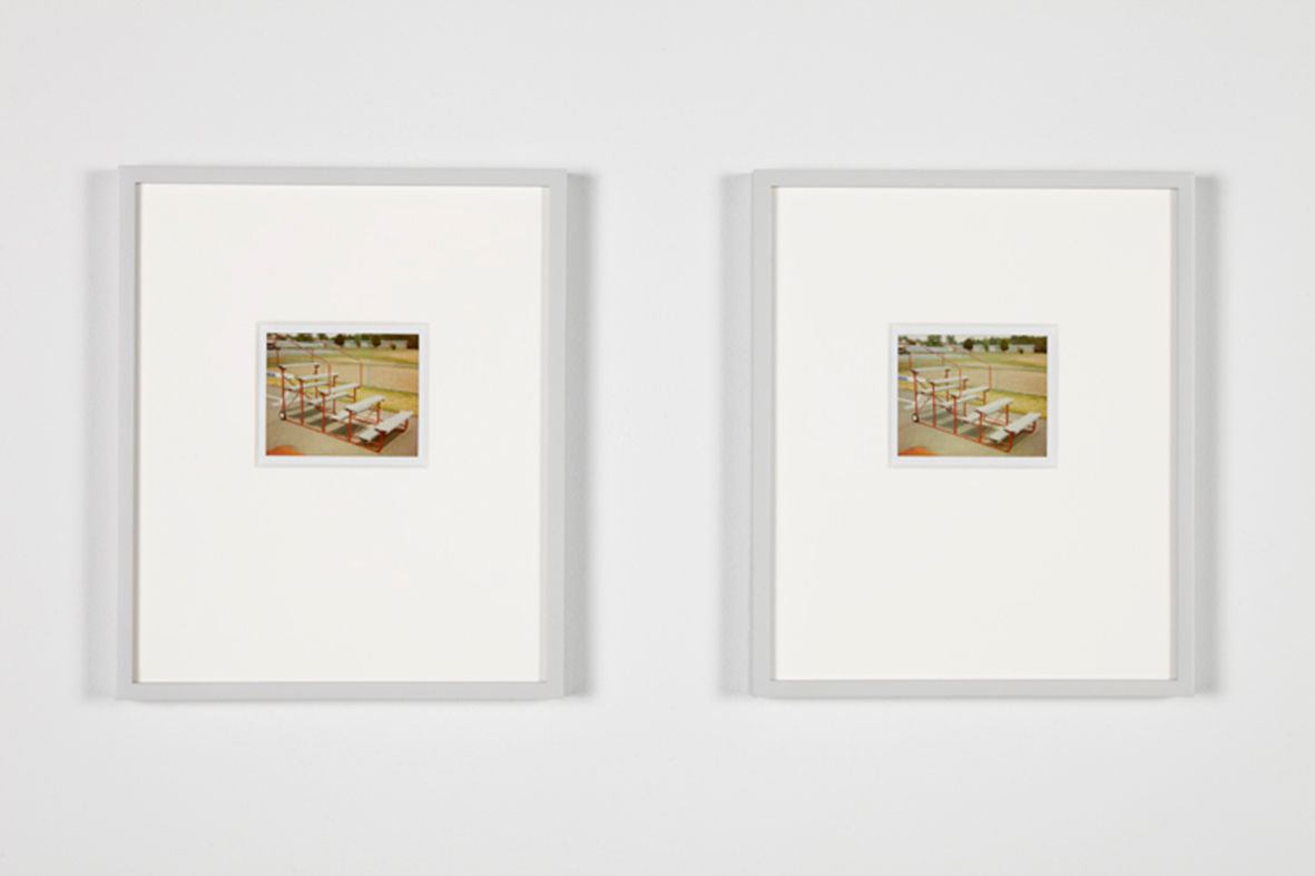 PETER LIVERSIDGE, Upstate Polaroids, Red & Grey Steps, 2011