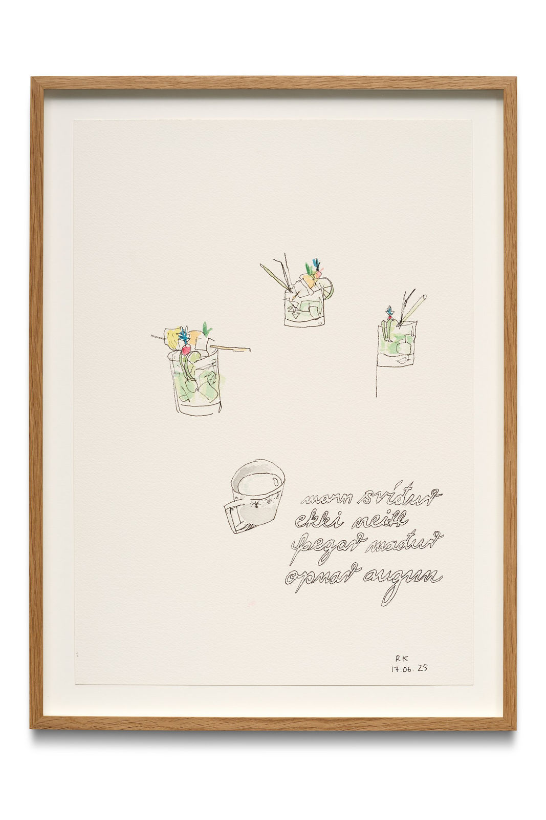 RAGNAR KJARTANSSON, Poolside Drawing 6, 2025