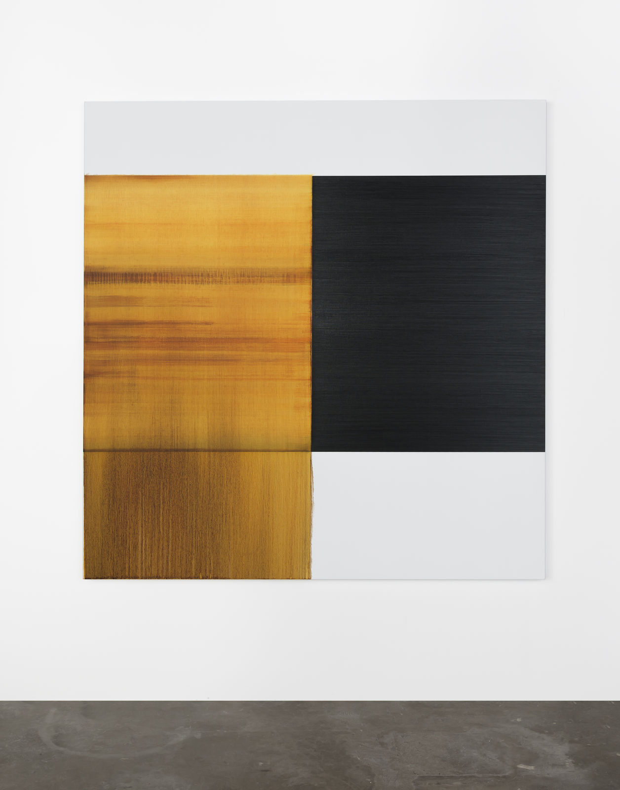 CALLUM INNES, Exposed Painting Quinacridone Gold, 2020
