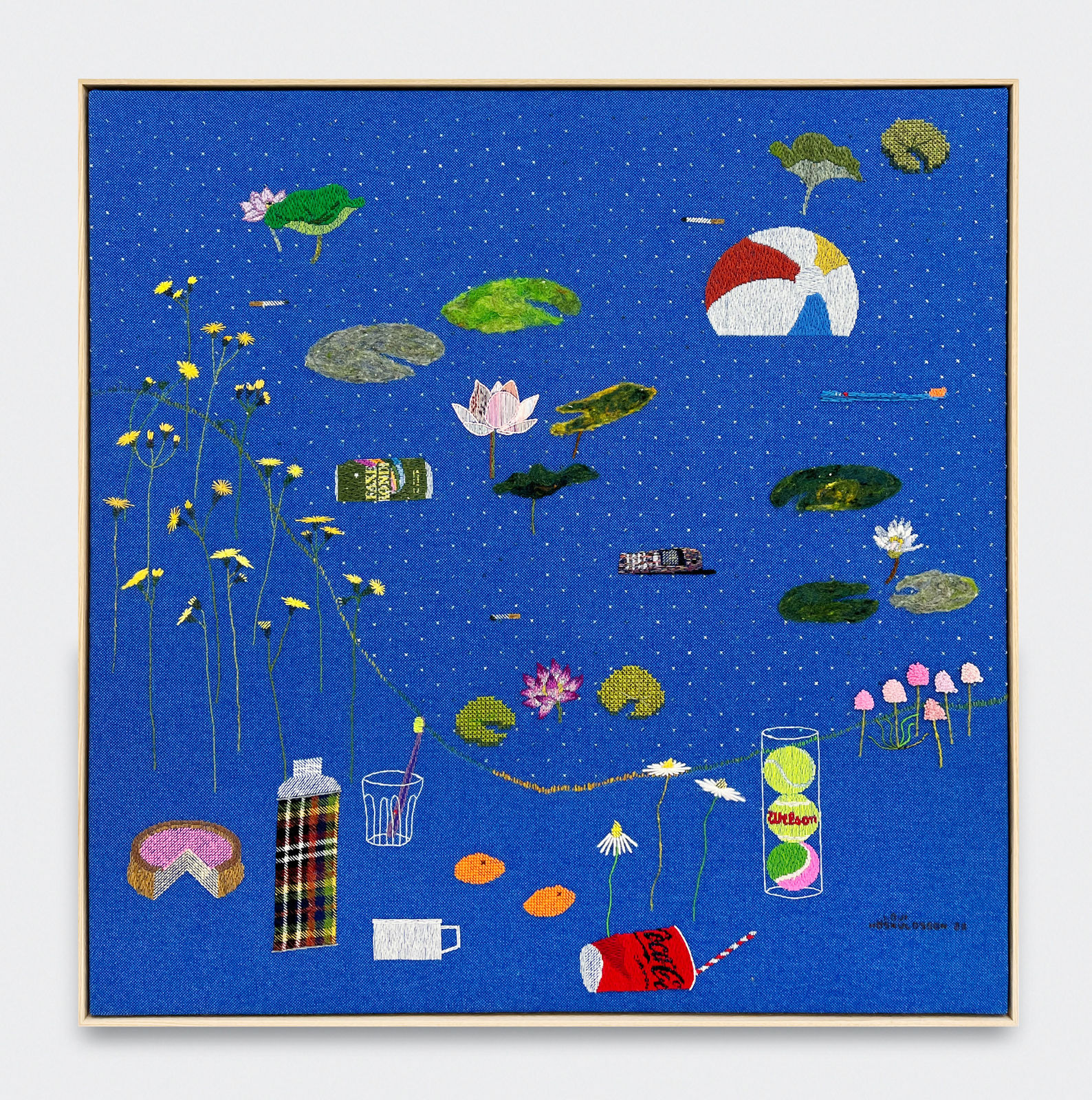 LOJI HÖSKULDSSON, Water Lilies in Sortedam Lake, 2023