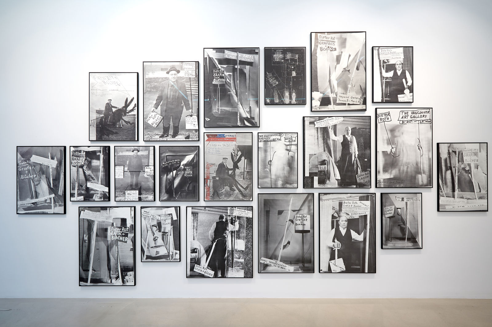 Dieter Roth, Posters for travelling exhibition: Dieter Roth, Books and Graphics, 1972-1974