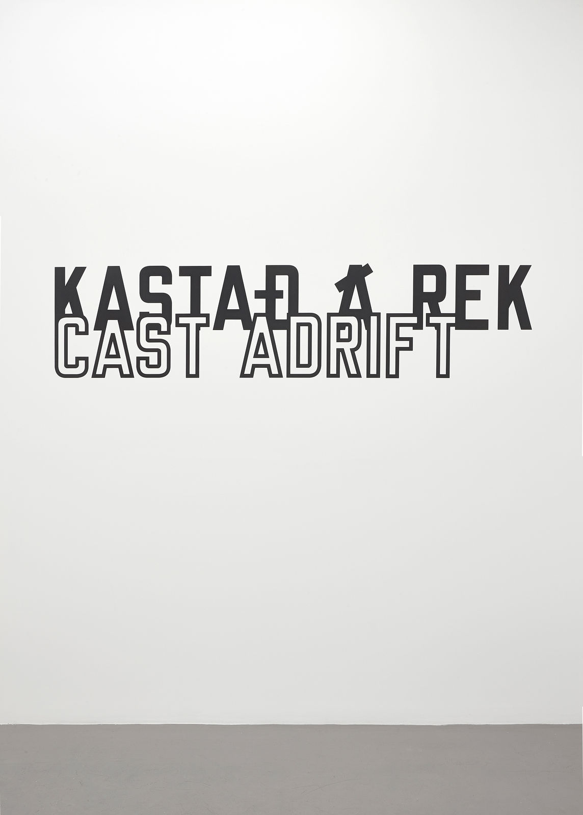 LAWRENCE WEINER, CAST ADRIFT, 2014