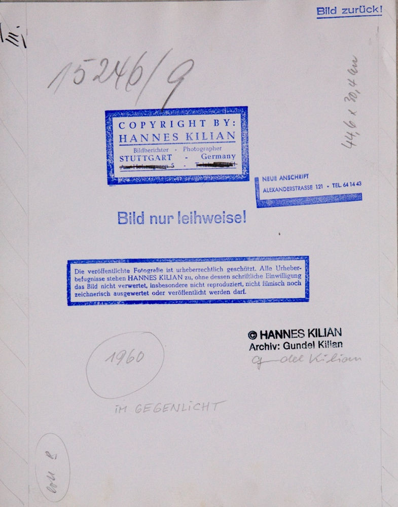 Various International Artists, Hannes Kilian - Im Gegenlicht, 1960