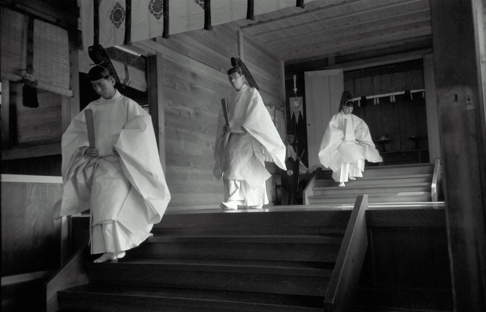 Werner Bischof, JAPAN. Three Shinto Priests, 1951