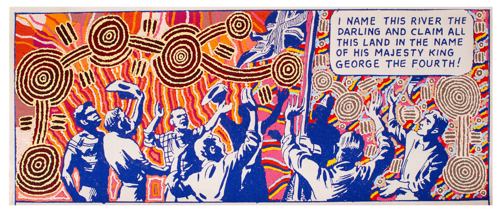 Patrick Waterhouse, The Riddle of the Rivers. Jinta. From The Australian Children’s Pictorial Social Studies, 1958. Revised with Agnes Nampijinpa Brown. 2014-2018, 2014-2018