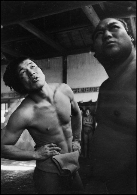 Werner Bischof, JAPAN. Tokyo. Sumo, 1951