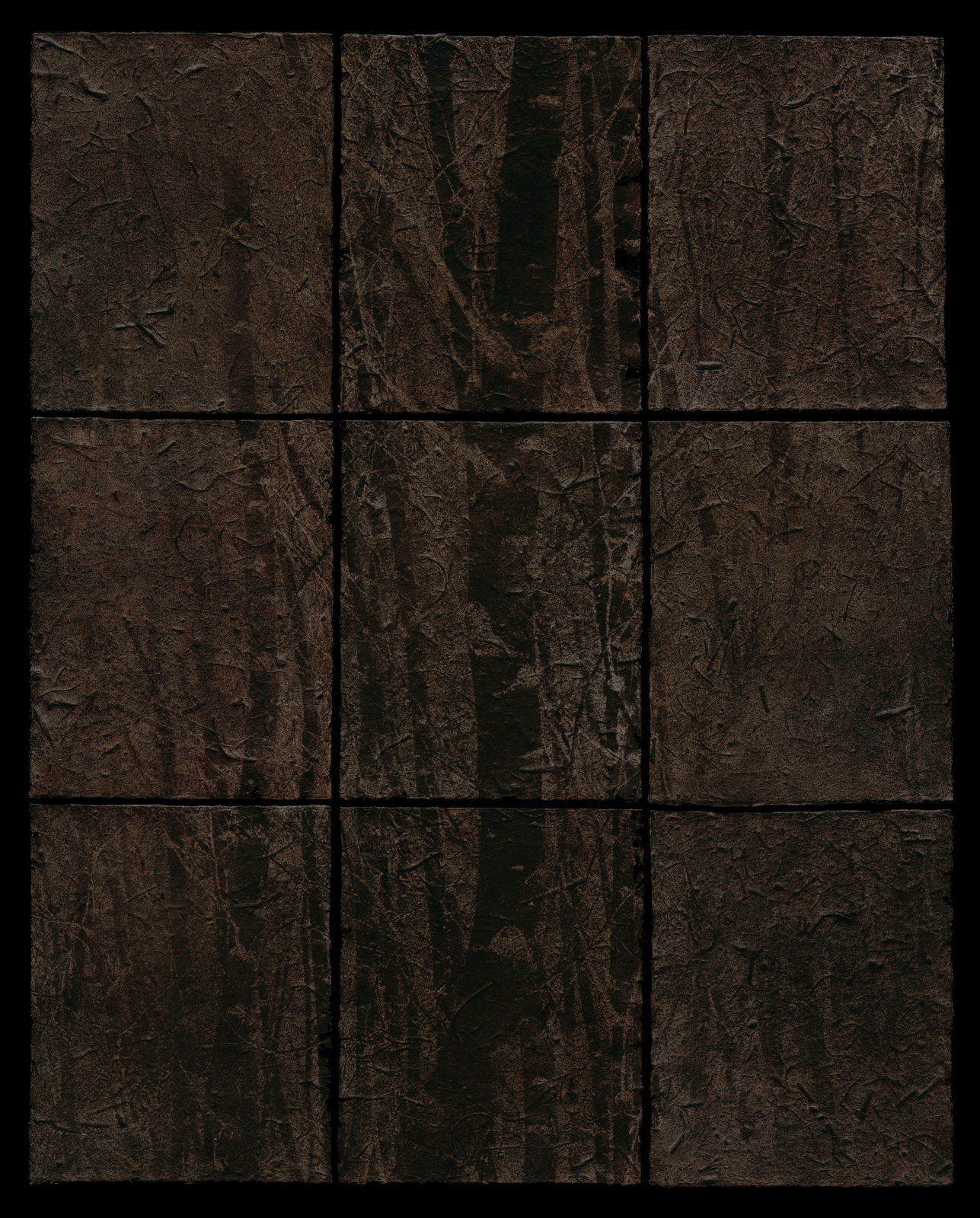 Hideyuki Ishibashi, Burning ground (fossil #3, one year after the fire at terrils du marais de fouquières), 2023