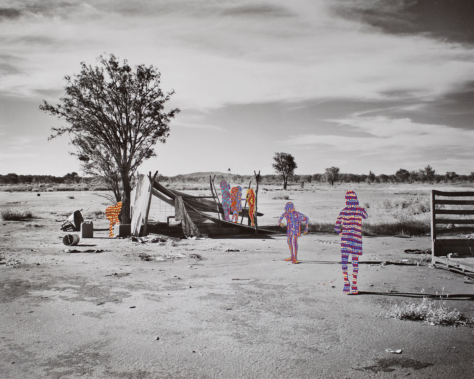 Patrick Waterhouse, Go to West Camp. Restricted with Sarah Napurrurla Leo, Selma Napanangka Tasman and Sabrina Nangala Robertson. 2014-2018, 2014-2018