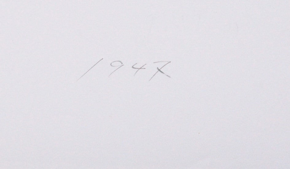 Yukichi Watabe, Untitled 83 from The Post-War Years, 1947