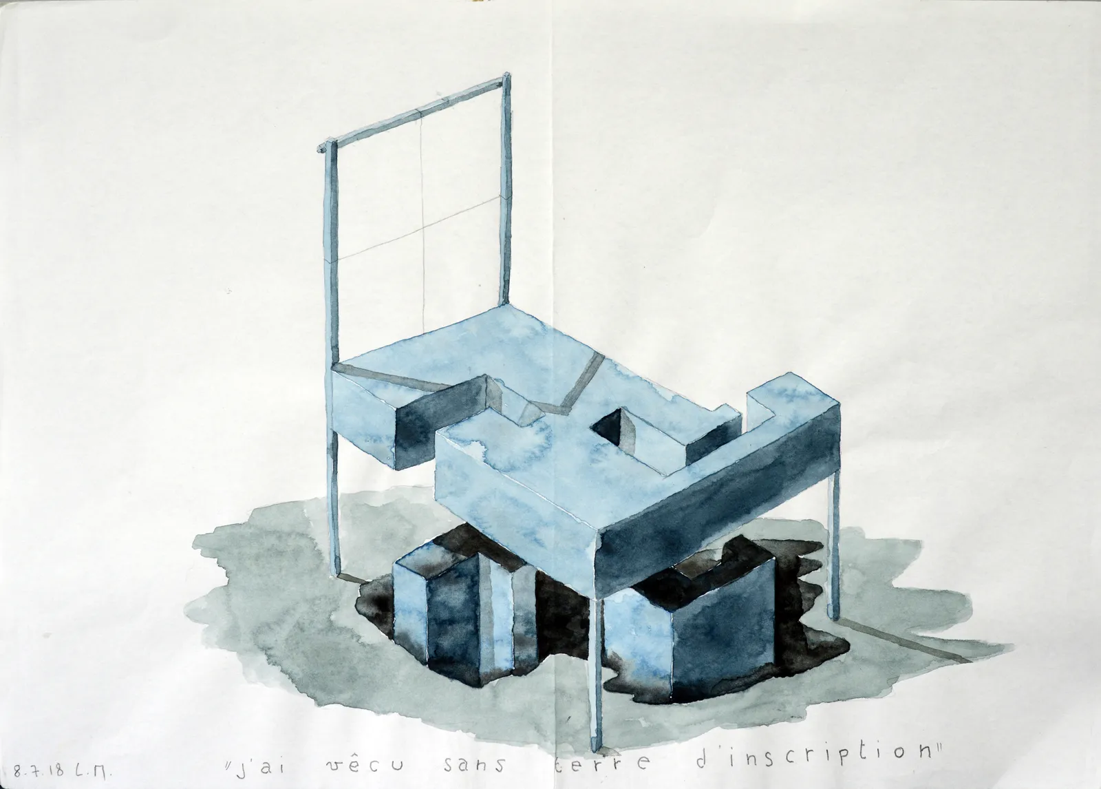 Laurent Millet, L'Astrophile, après Novarina, 2017/18