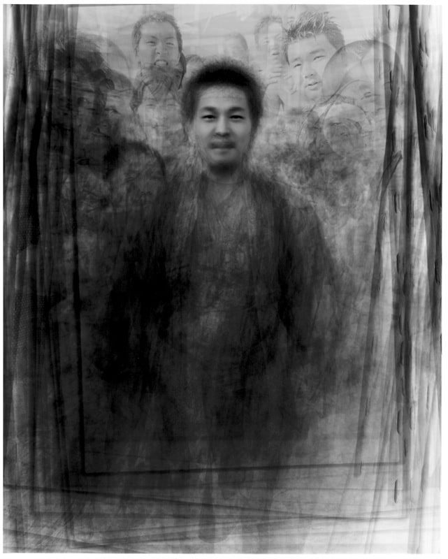 Ken Kitano, our face: 45 bearers of the divine palanquin at the Mishima Festival in Hiratsuka City July 20, 2002 Suka Region, Hiratsuka, Kanagawa, Japan, 2002