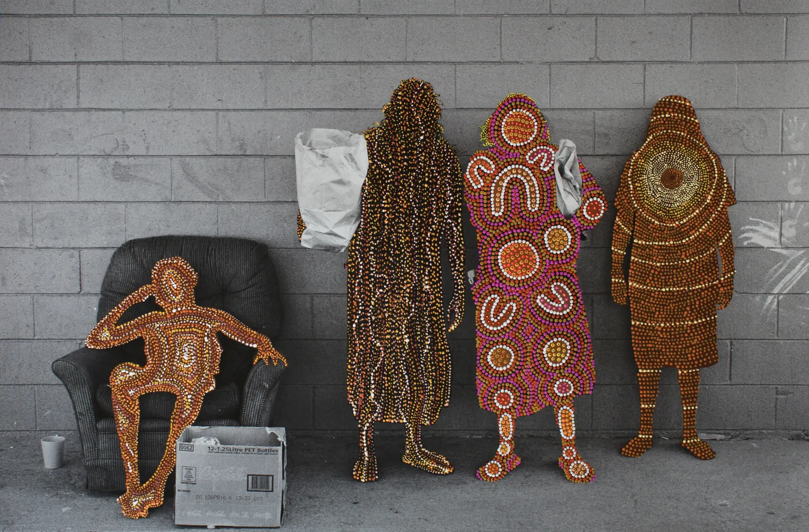 Patrick Waterhouse, Let's Go To Mining. Jarra. Restricted with Dorothy Napurrurla Dickson, 2014-2018