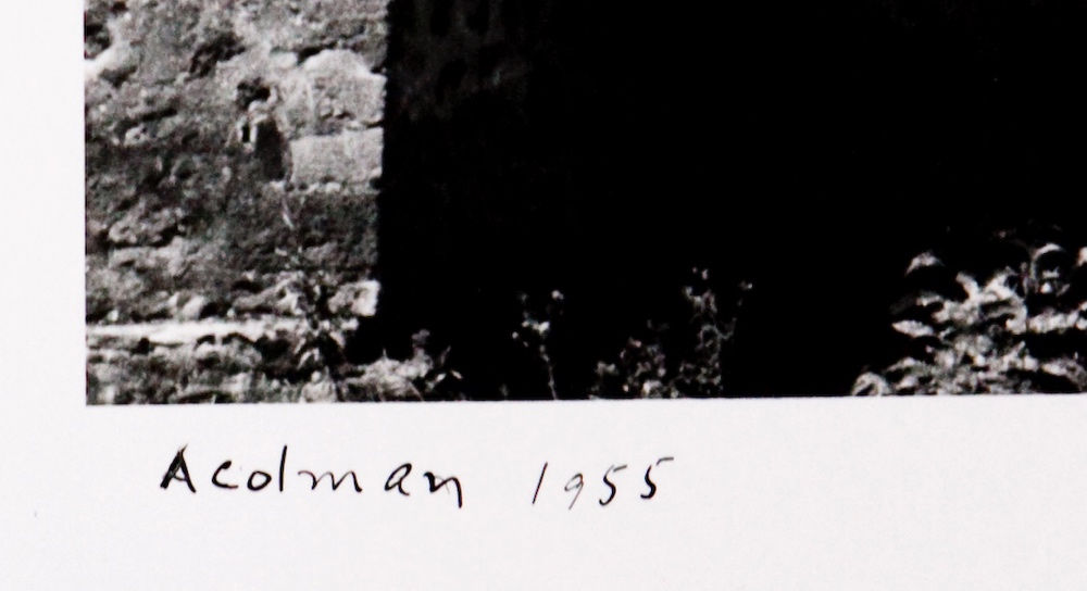 Various International Artists, Aaron Siskind - Acolman, 1955