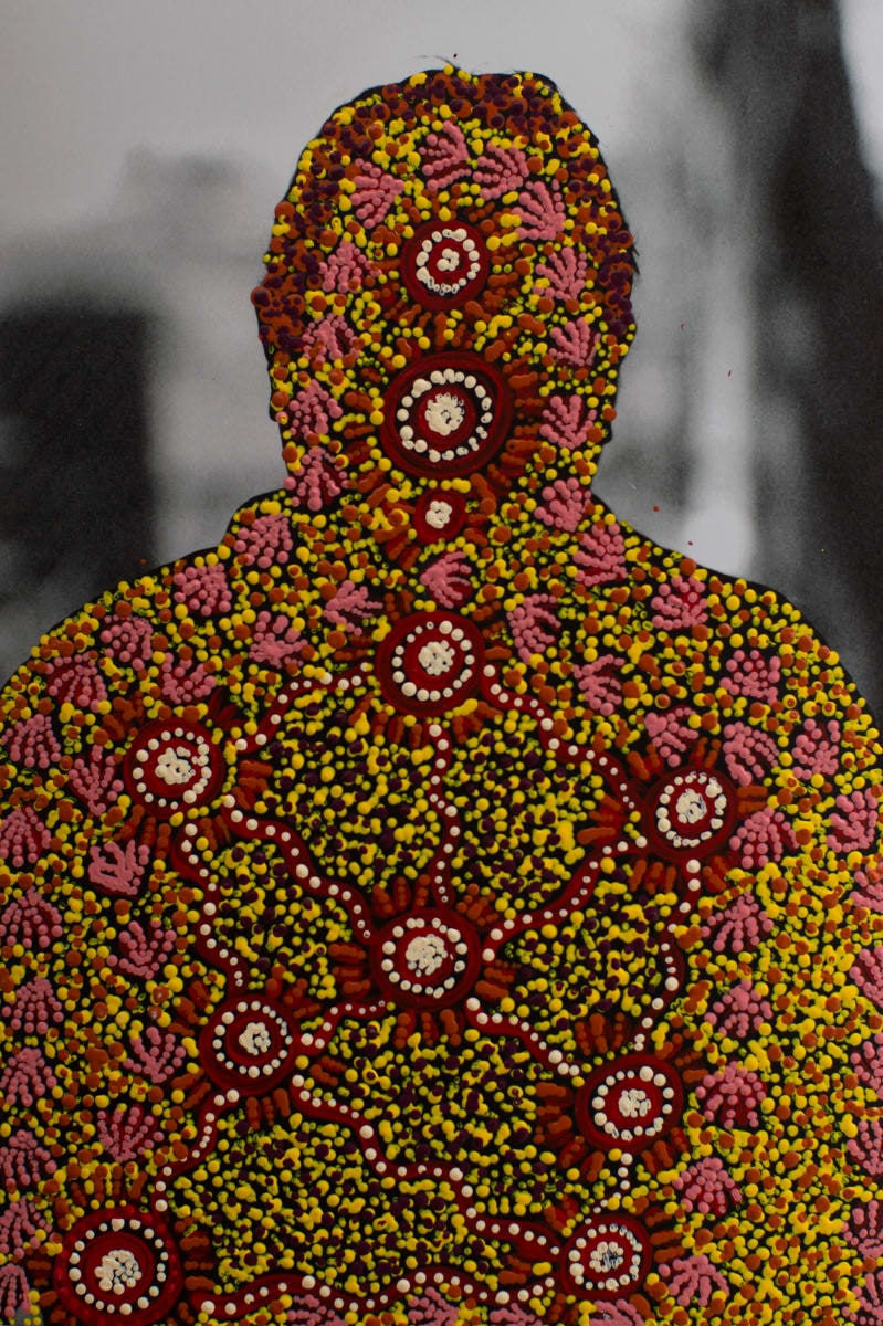 Patrick Waterhouse, Front Portrait. Restricted with Ruth Nongarrayi Spencer, 2014-2018