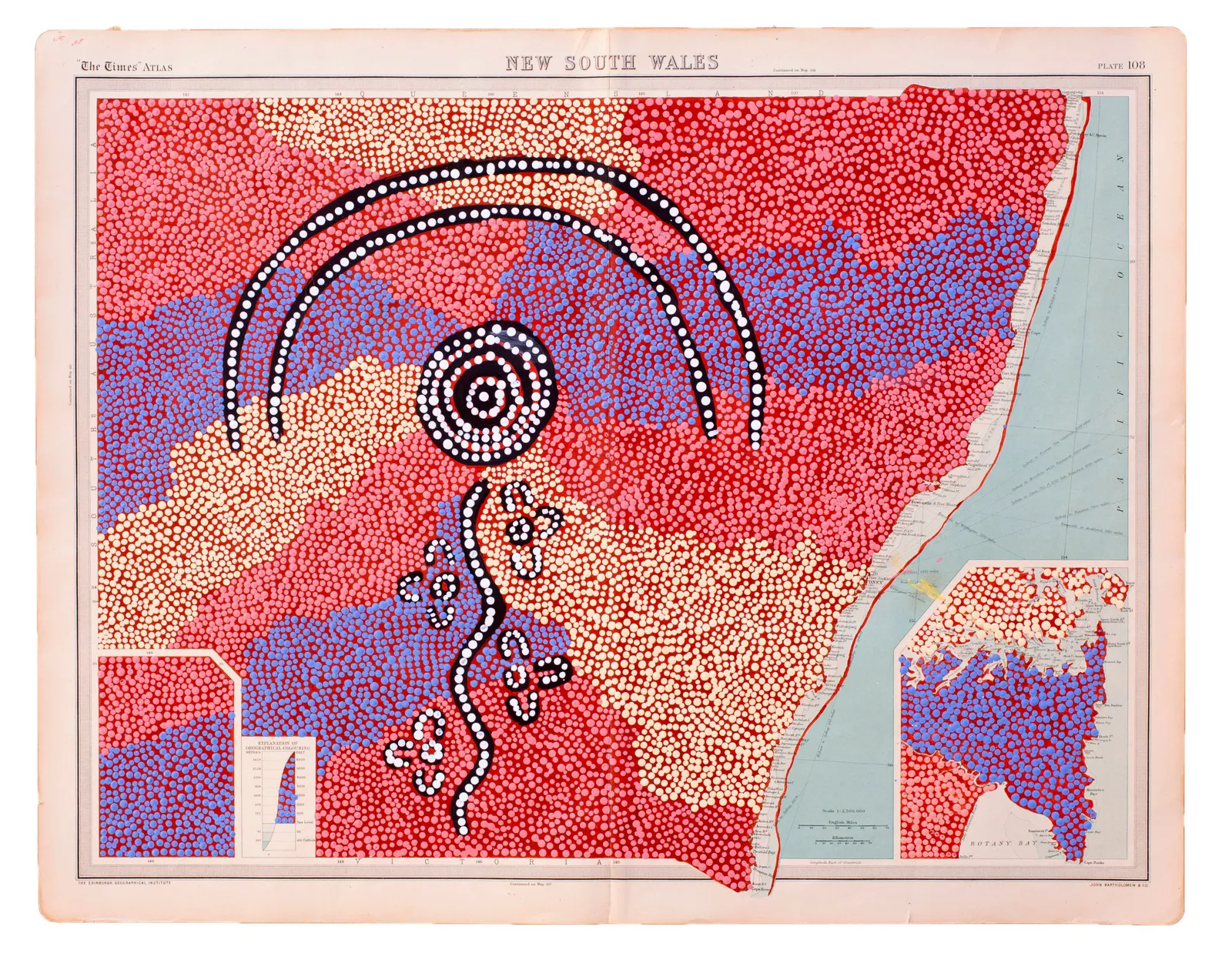 Patrick Waterhouse, The John Bartholomew & Co Map of New South Wales by the Edinburgh Geographical Institute. Revised with Karen Napaijarri McCormick, 2014-2018