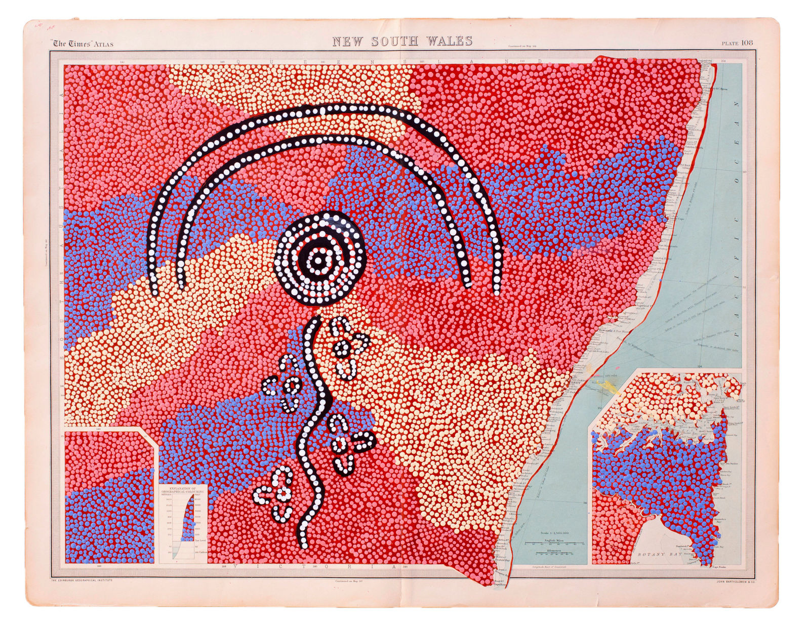 Patrick Waterhouse, The John Bartholomew & Co Map of New South Wales by the Edinburgh Geographical Institute. Revised with Karen Napaijarri McCormick, 2014-2018