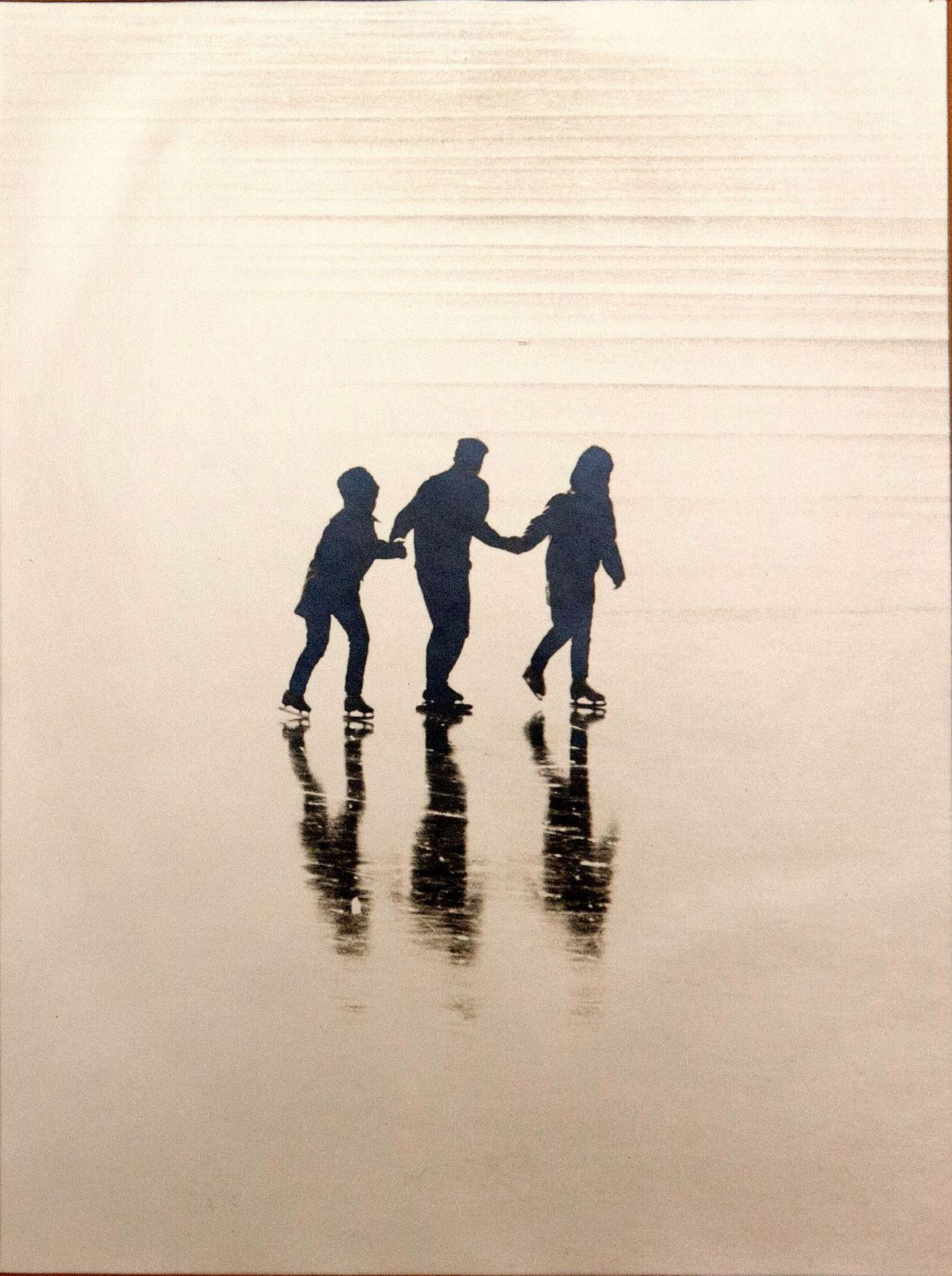 Yoichi Midorikawa, Untitled (skaters on Kawaguchiko), 1960s