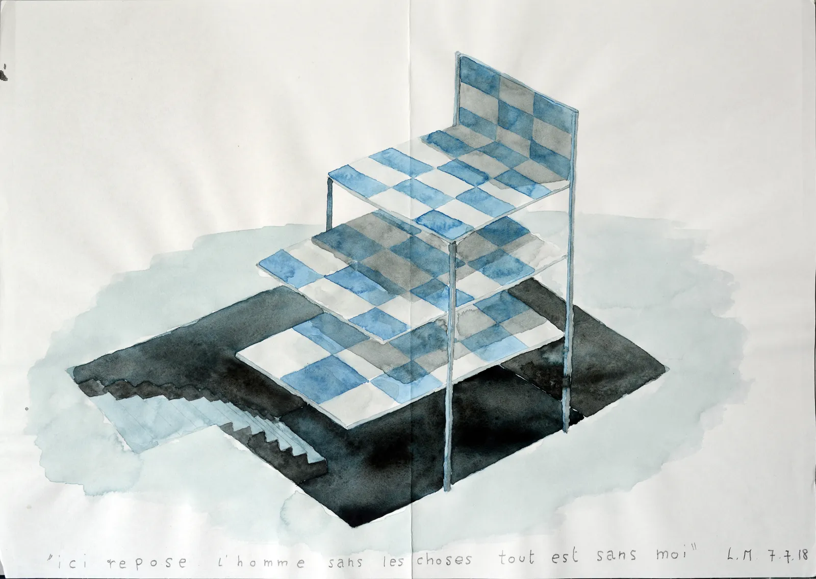 Laurent Millet, L'Astrophile, après Novarina, 2017/18