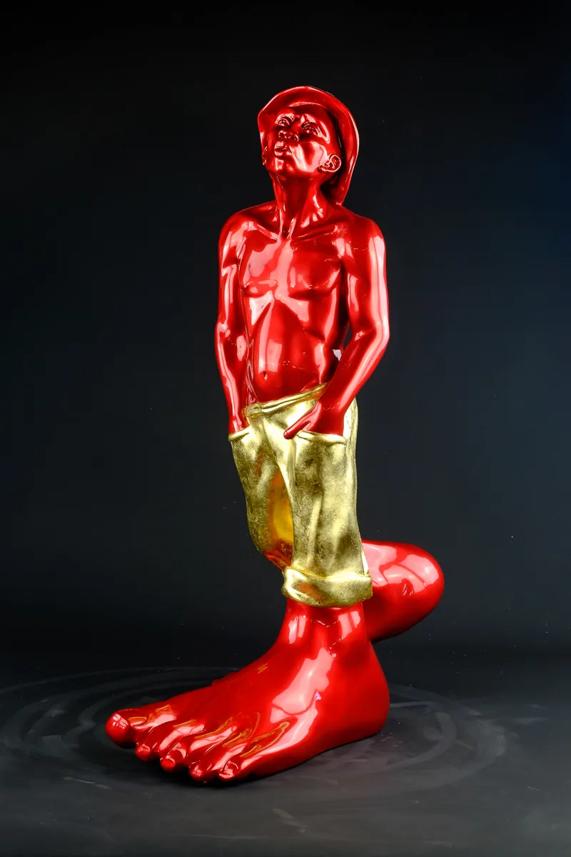 Le Siffleur 85 Resin Gold pants