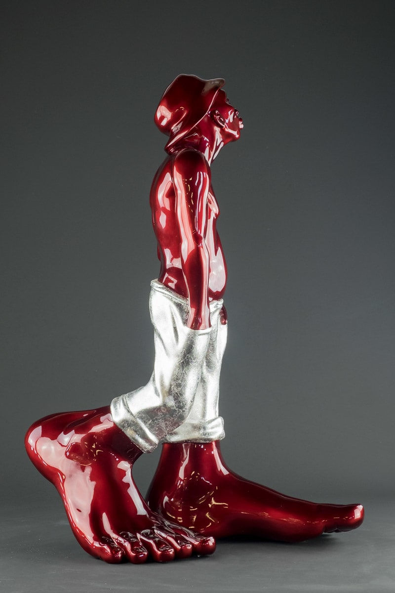 Le Siffleur 85 Resin Red & Silver Pants