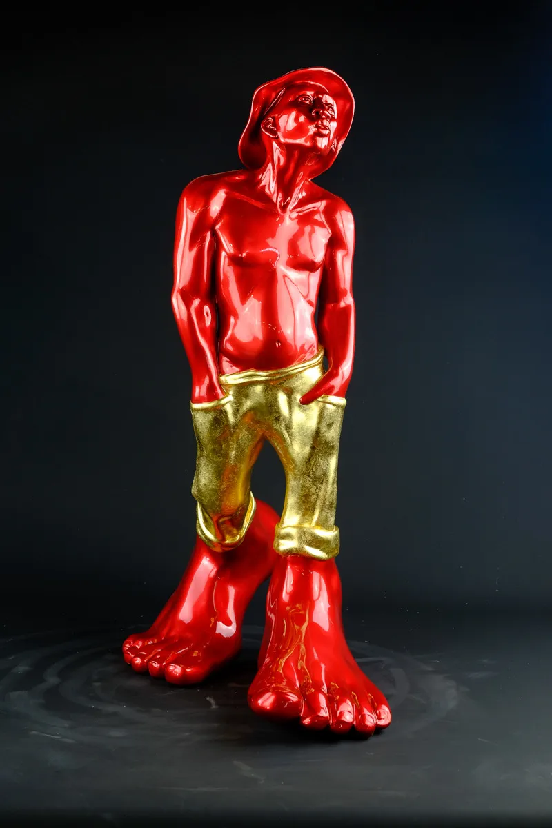 Le Siffleur 85 Resin Gold pants