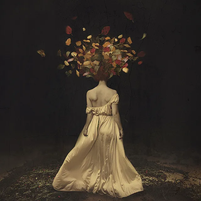 Brooke Shaden, The falling of Autumn Darkness