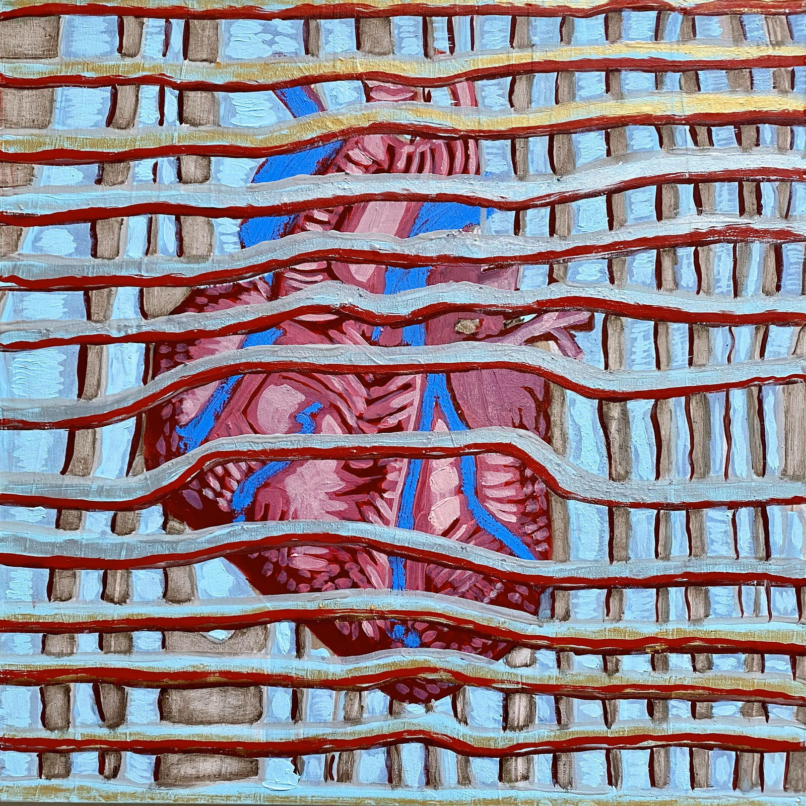 Ann Tracy, (20) Heart with Skin Fequency, 2024