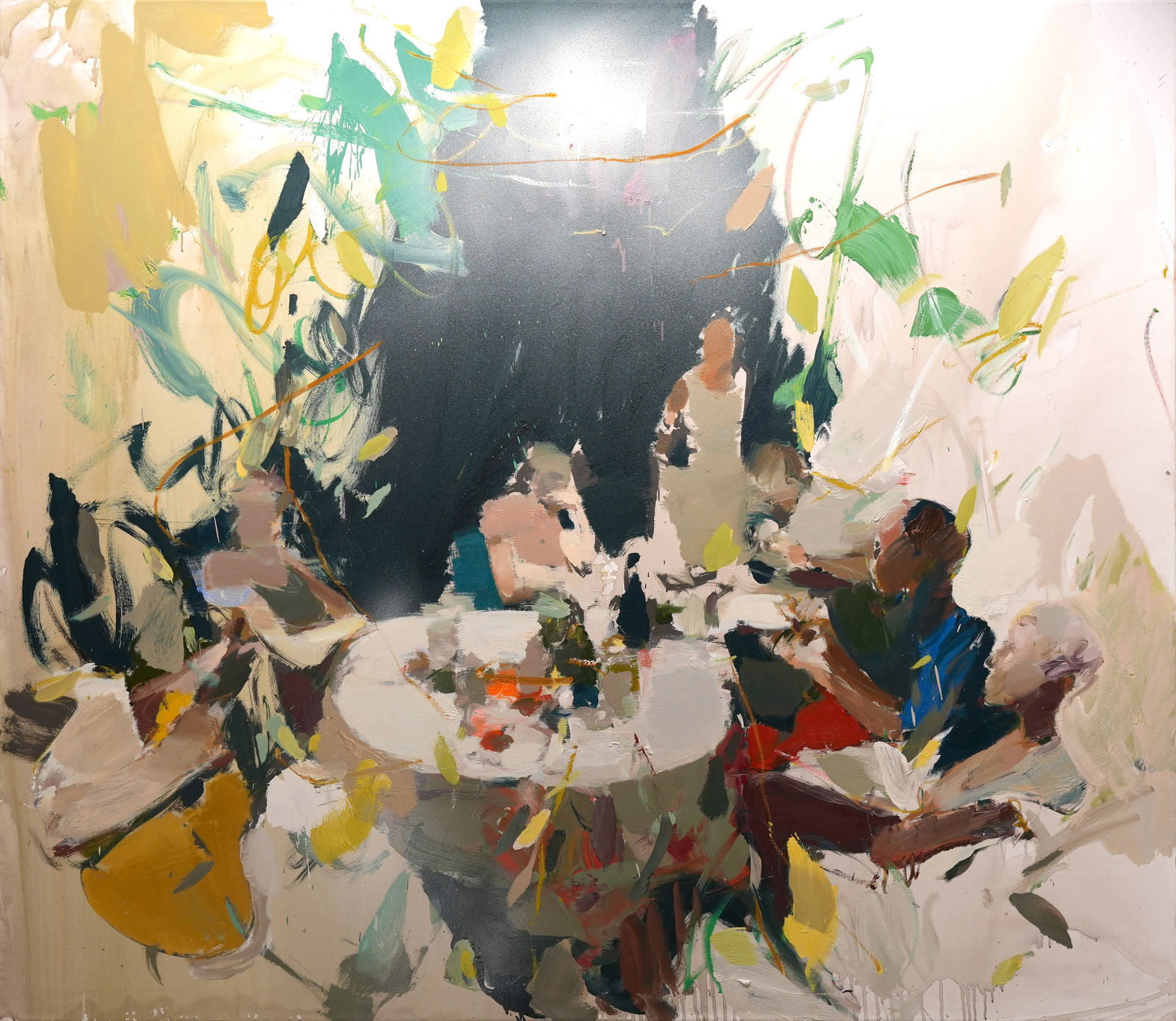 Vladimir Semenskiy, Under the lamp, 2022