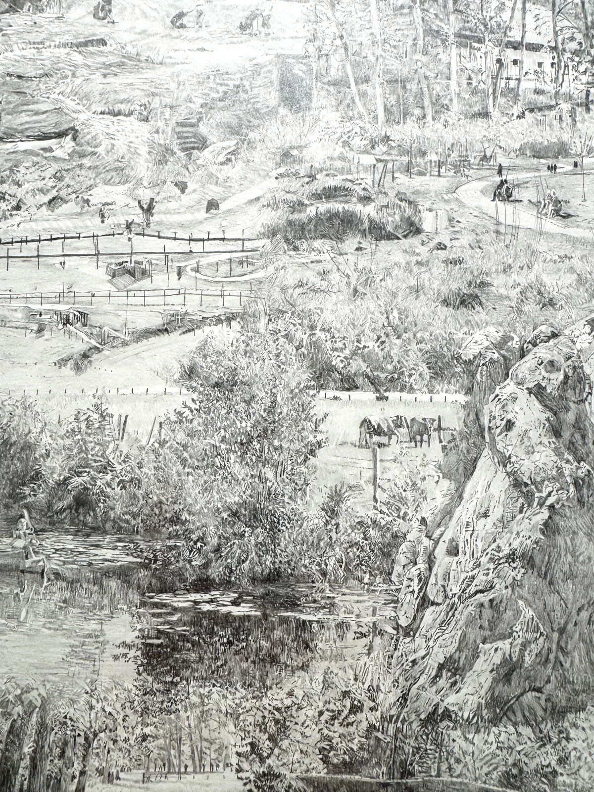 Anne Marie Finné, Vue Générale XXV (jardin botanique), 2025