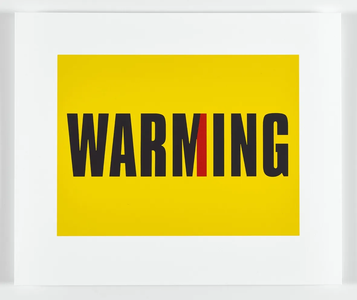 Kay Rosen, This Means War..., 2015