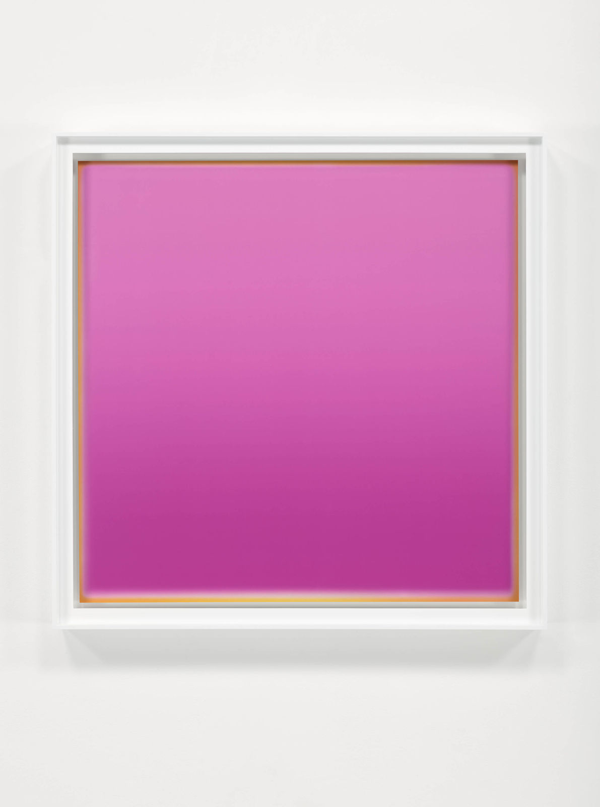 Garry Fabian Miller, A Colour Field Crop: Gold embraces the softest Pink, 2022