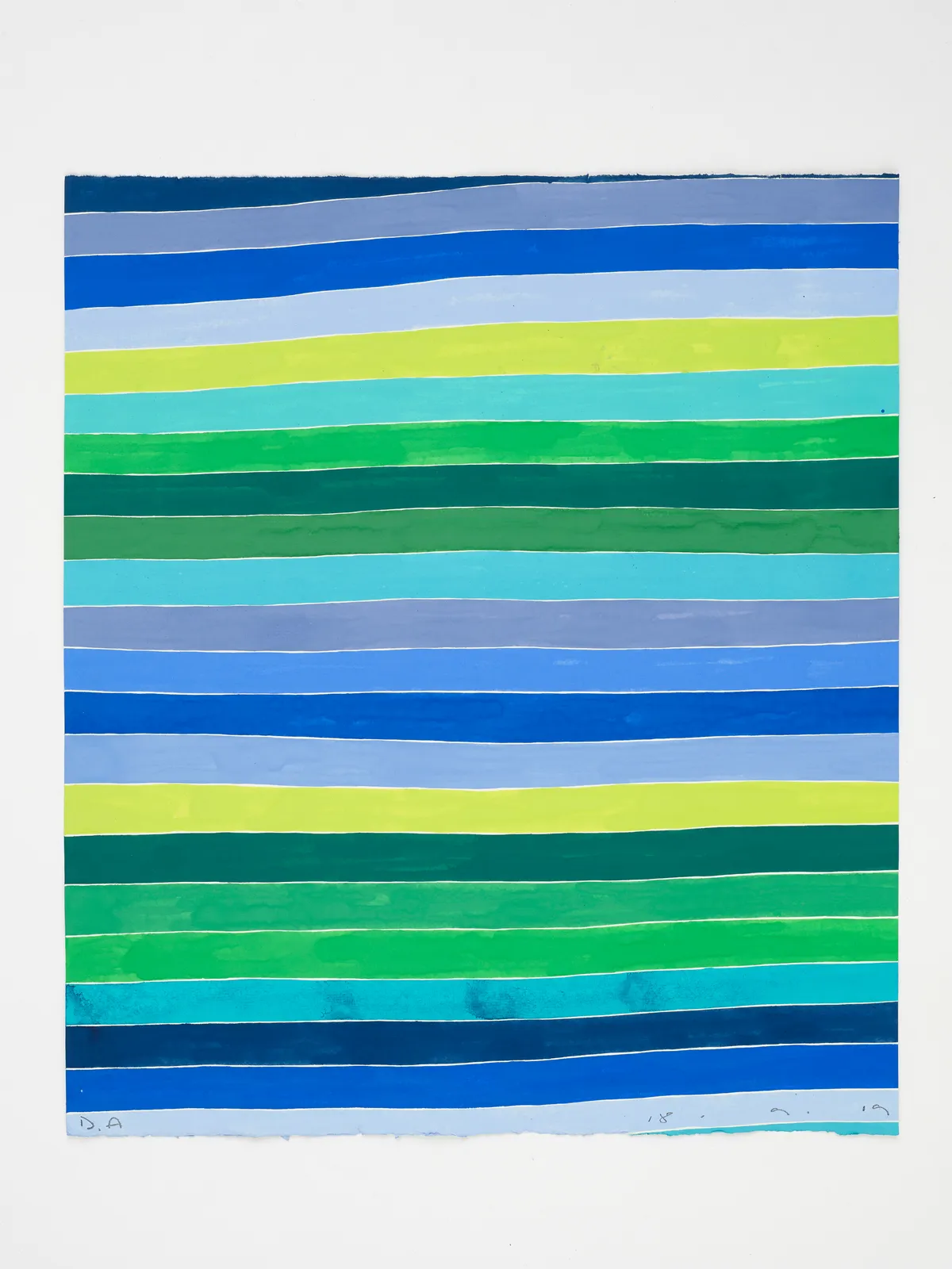 David Austen, Swimming to the Moon (Untitled 18.9.19), 2019