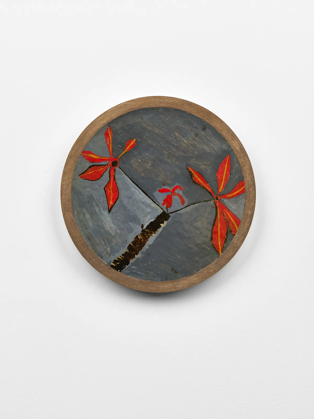 Frank Walter, Untitled (Red flowers on a black twig)